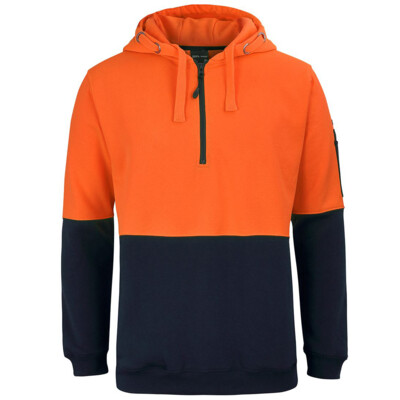 JB's Hi Vis 1/2 Zip Hoodie Thumbnail