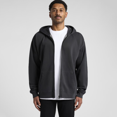 AS Colour Mens Relax Faded Zip Hood Thumbnail